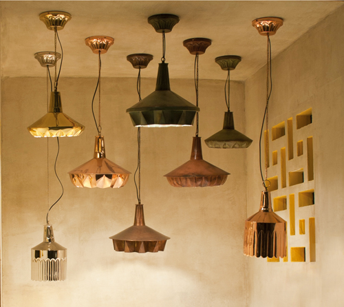 Pintuck Collection Cluster by Sahil & Sarthak Lighting Lamp